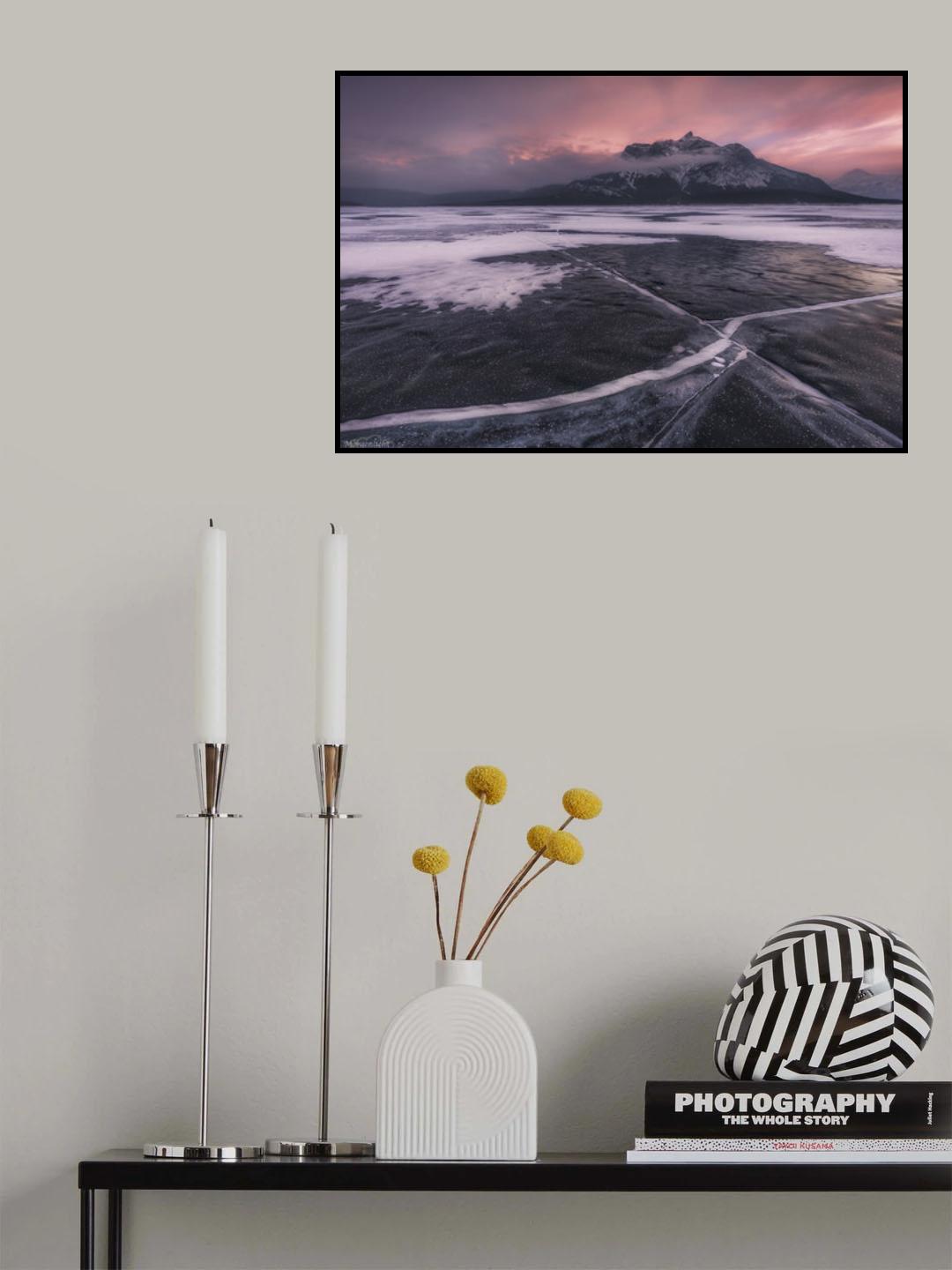 Ice cracks Poster och Canvastavla