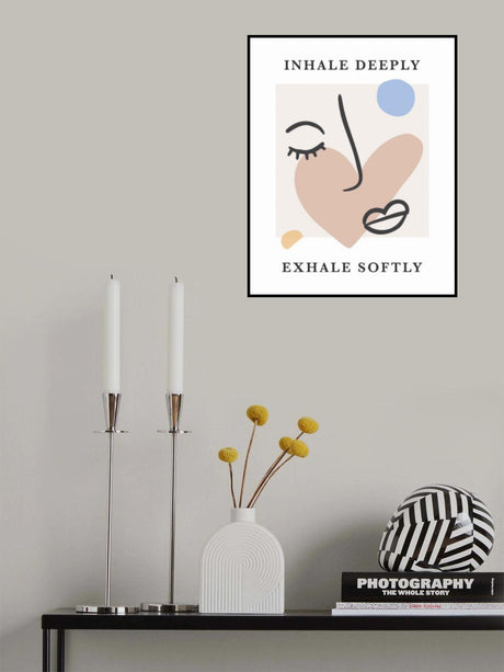 Inhale Deep Poster och Canvastavla