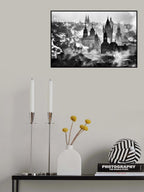 Prague Towers' Poster och Canvastavla