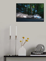 2021. Mecsek Rallye Poster och Canvastavla