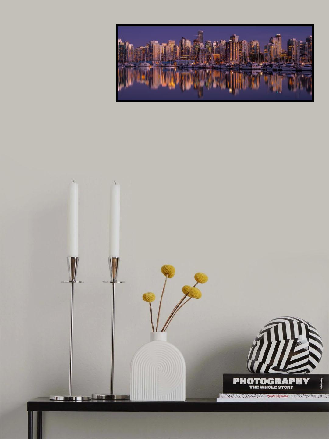 Glowing Vancouver Poster och Canvastavla