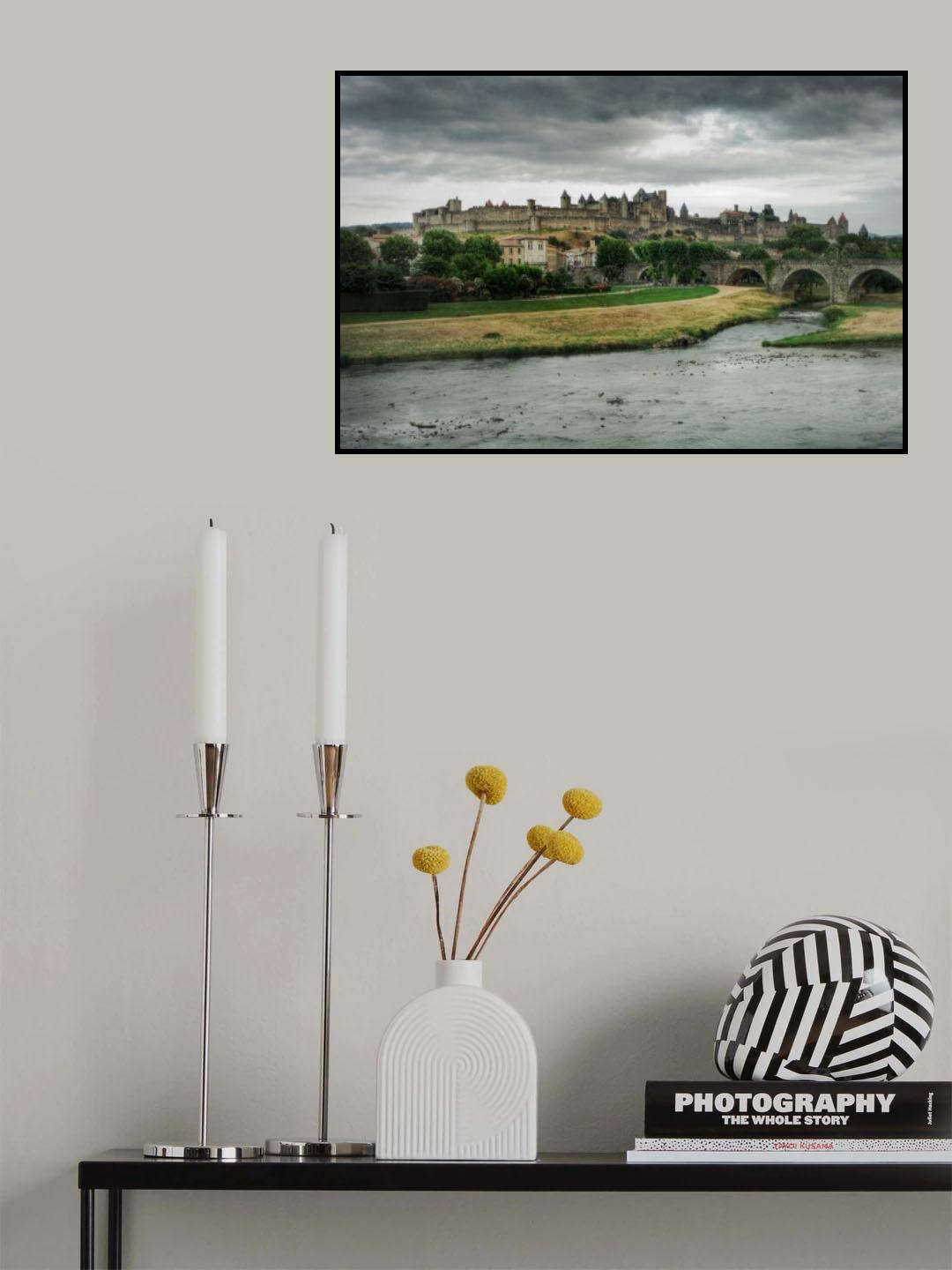 Cité de Carcassonne Poster och Canvastavla