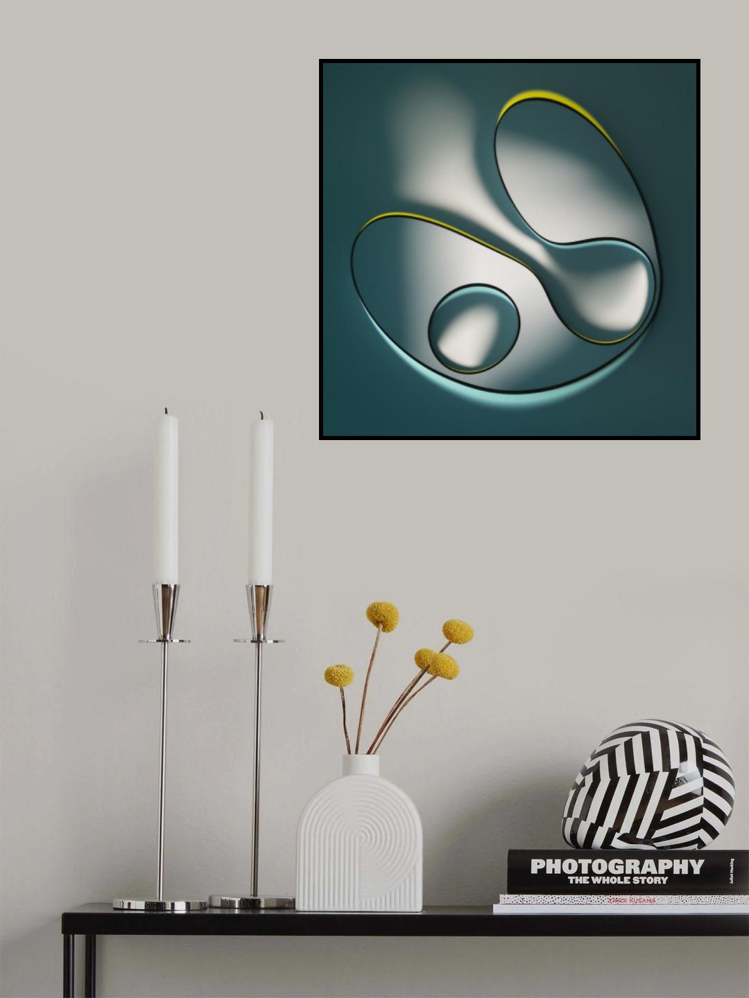 Oil and Water LD98C Poster och Canvastavla