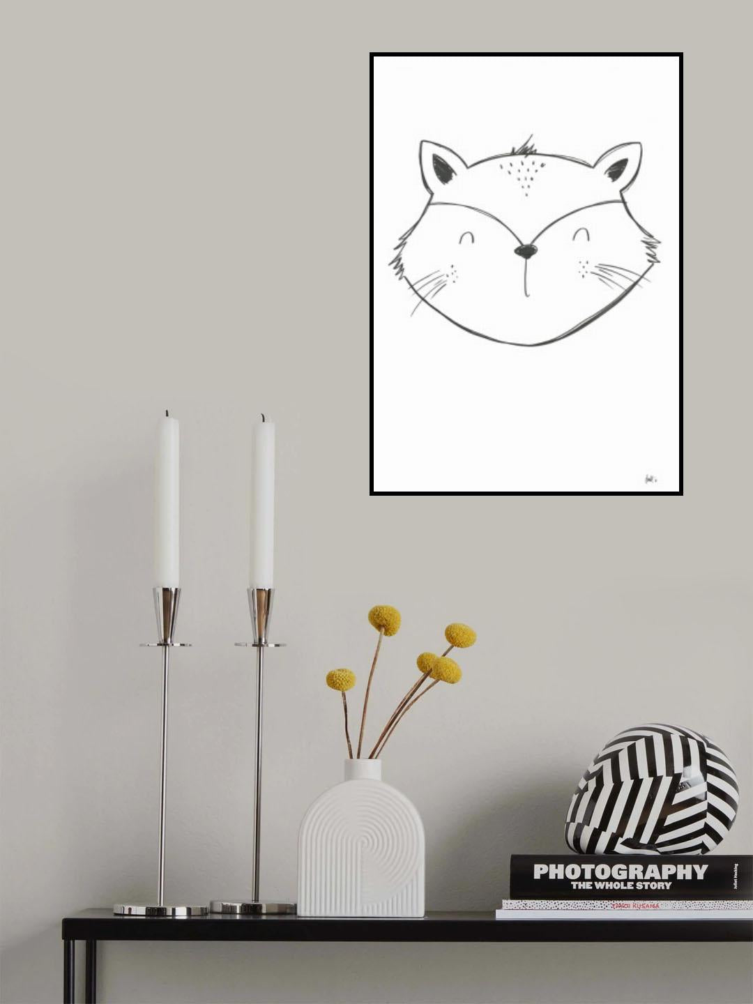 Fox Poster och Canvastavla