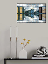 Reflection on modern building Poster och Canvastavla