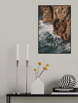 sea waves and rocks Poster och Canvastavla