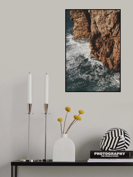 sea waves and rocks Poster och Canvastavla