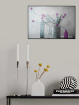 Purple Tulips Poster och Canvastavla