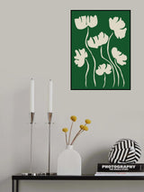 The magical Green floral Poster och Canvastavla