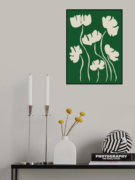 The magical Green floral Poster och Canvastavla
