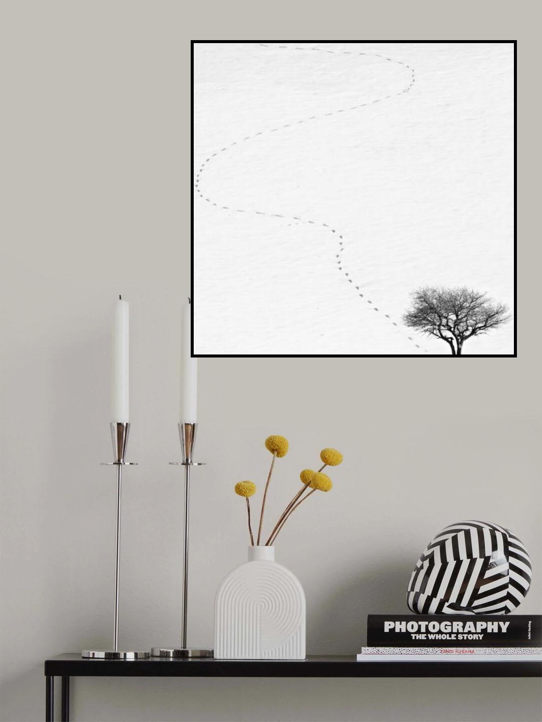 footprint Poster och Canvastavla