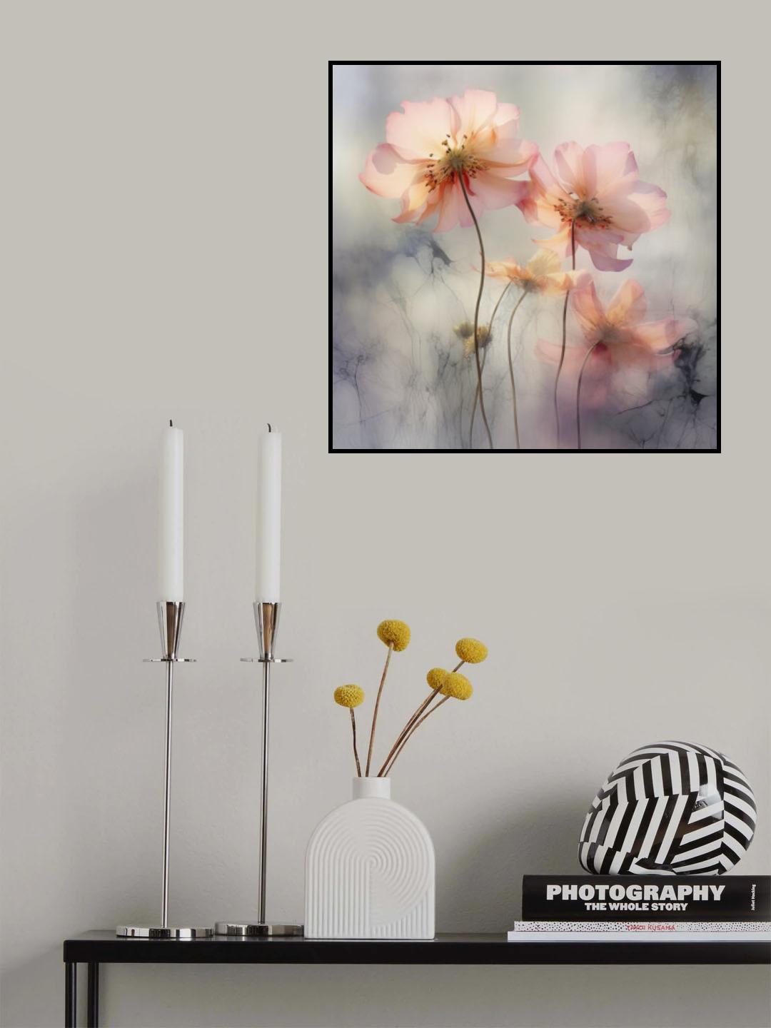 Fa Vintage Floral 43 Poster och Canvastavla
