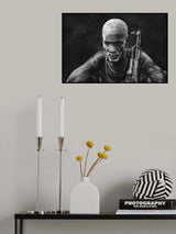 Warrior,Mursi tribe Poster och Canvastavla