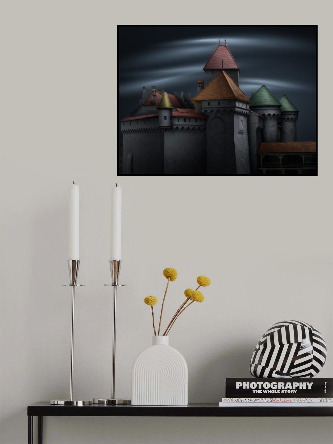 Chillon Castle in Japan Poster och Canvastavla