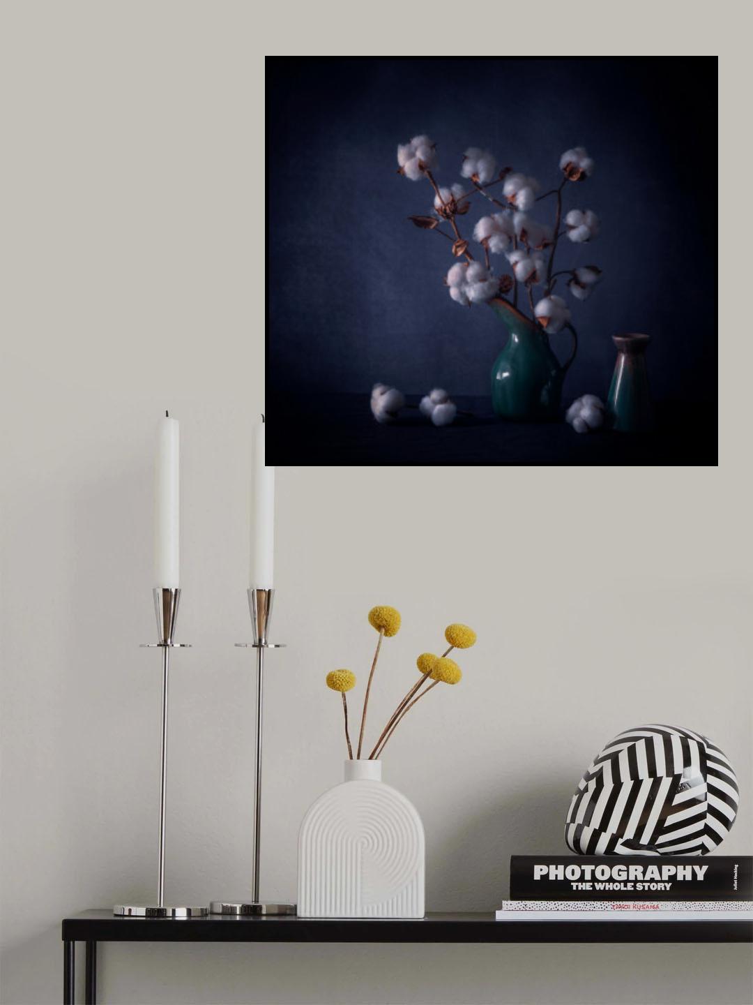 Cotton Flowers Poster och Canvastavla