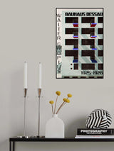 Bauhaus Dessau architecture in vintage magazine style IV Poster och Canvastavla