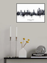 Buenos Aires Argentina Skyline Poster och Canvastavla