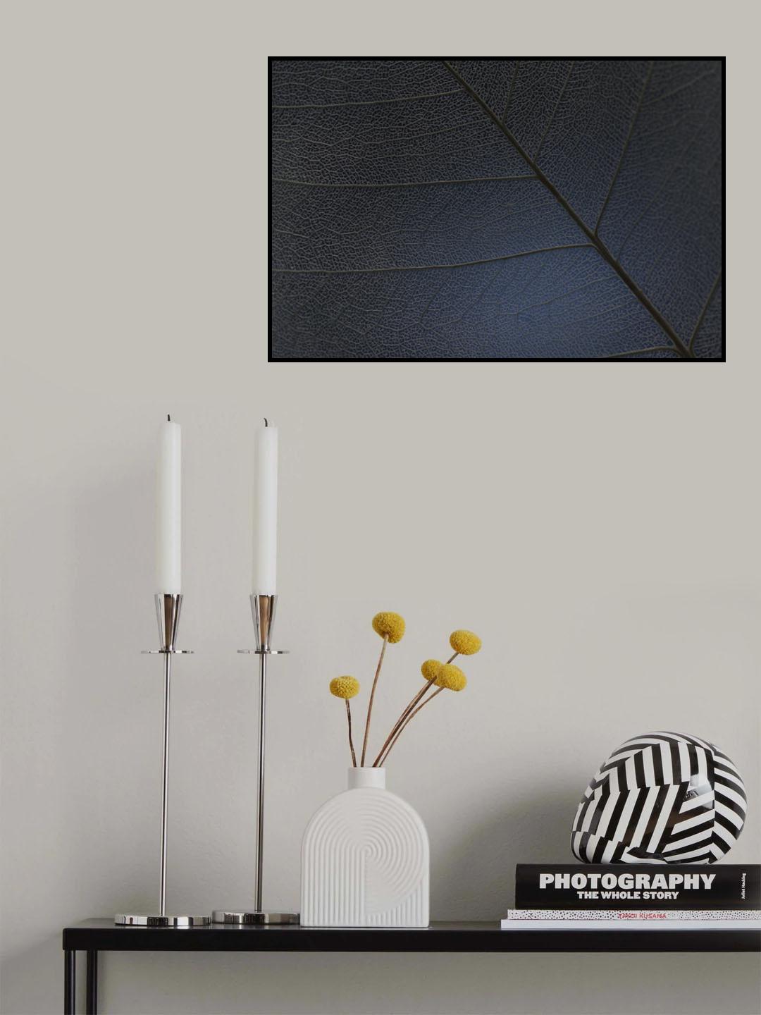 Reuse of a bodhi leaf Poster och Canvastavla