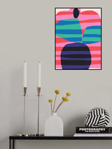 Abstract Stripe Minimal Collage 2 Poster och Canvastavla
