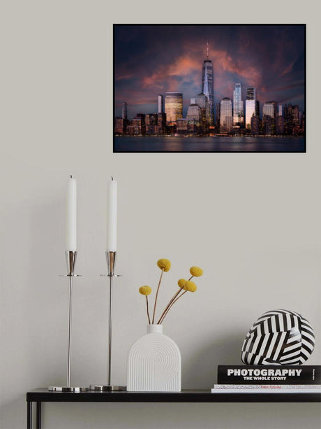 Skyline NYC Poster och Canvastavla