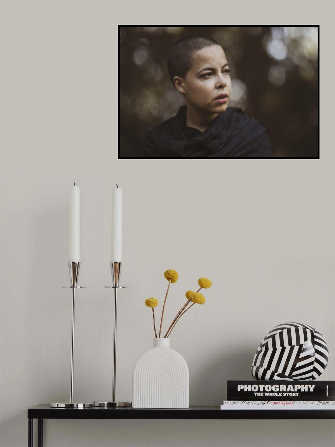 portrait of a young woman Poster och Canvastavla