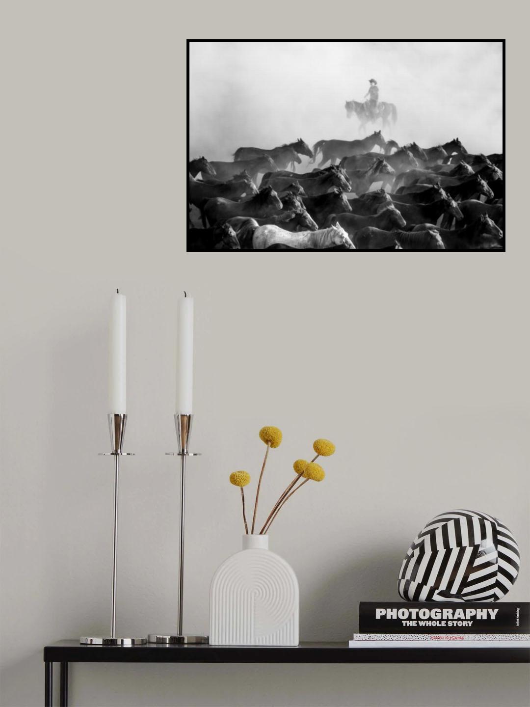 Wild Horses Poster och Canvastavla