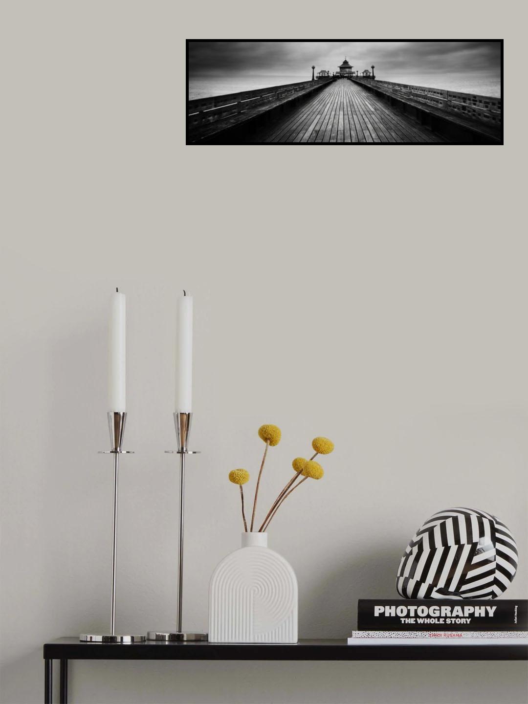 Clevedon Pier Poster och Canvastavla
