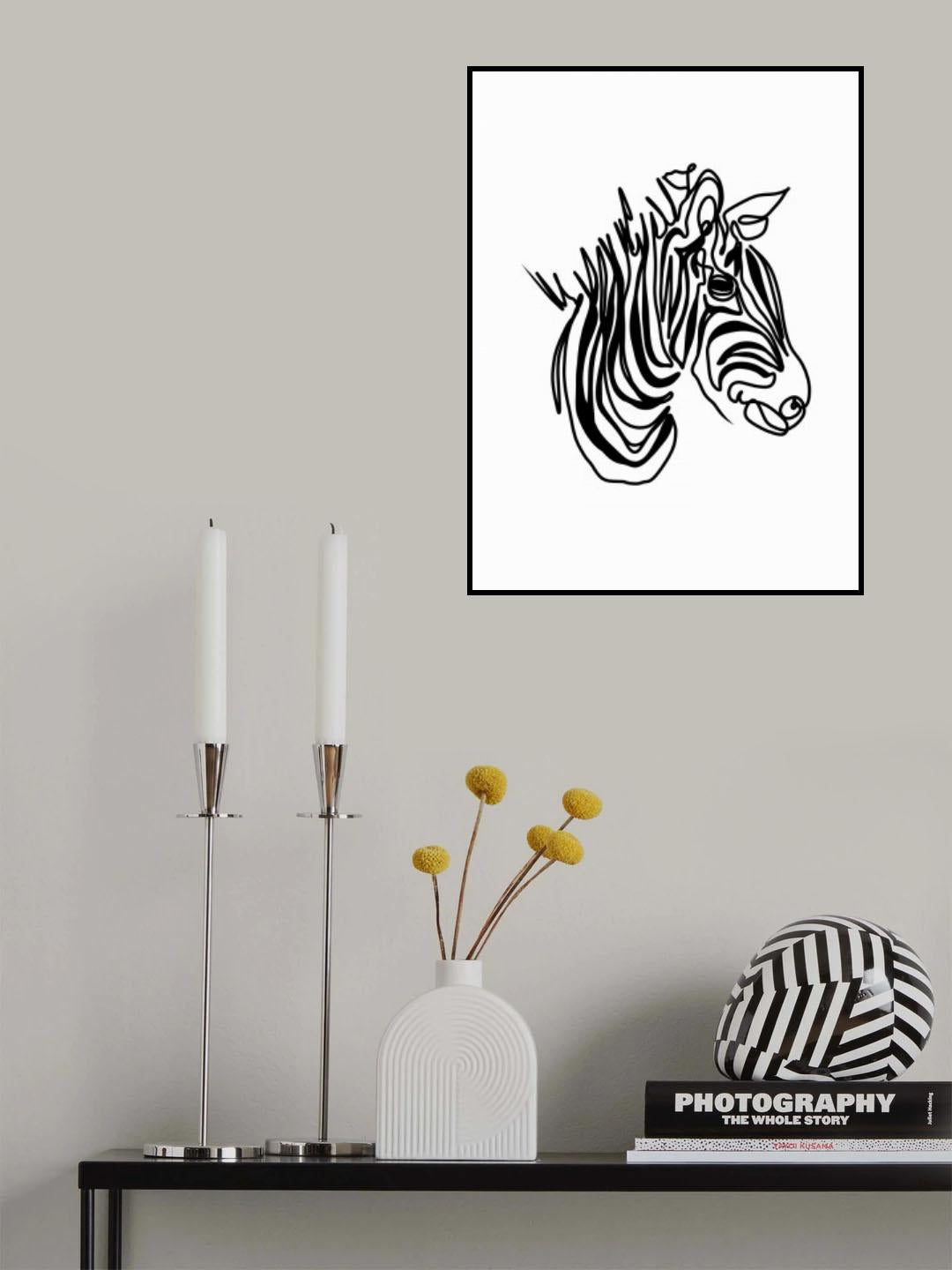 The Zebra Poster och Canvastavla