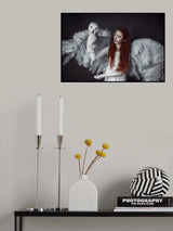 Kvitravn (White Raven) Poster och Canvastavla