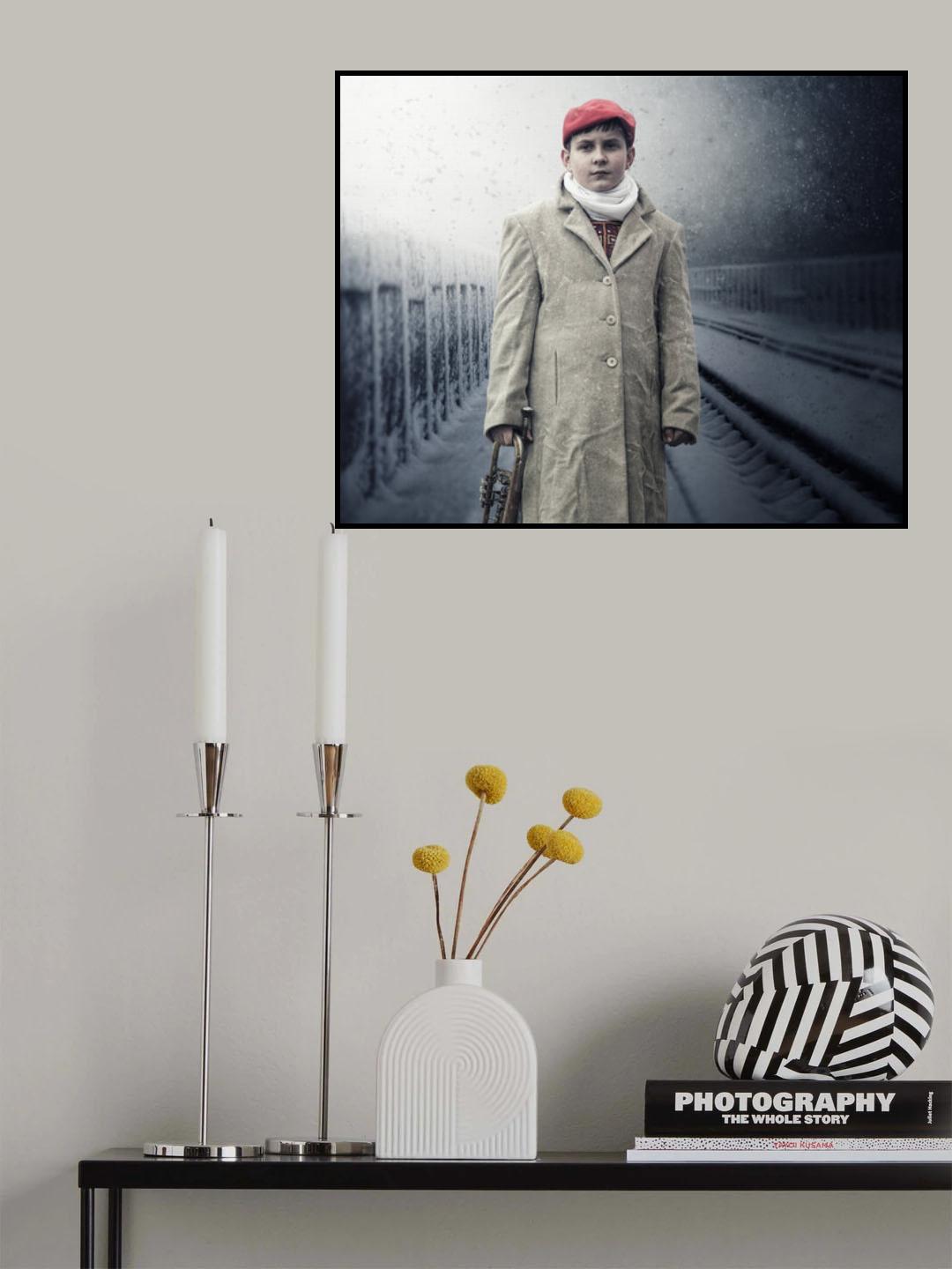 A Young Bugler Poster och Canvastavla
