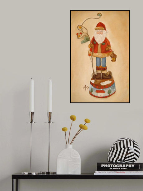 Santa Is Coming Poster och Canvastavla