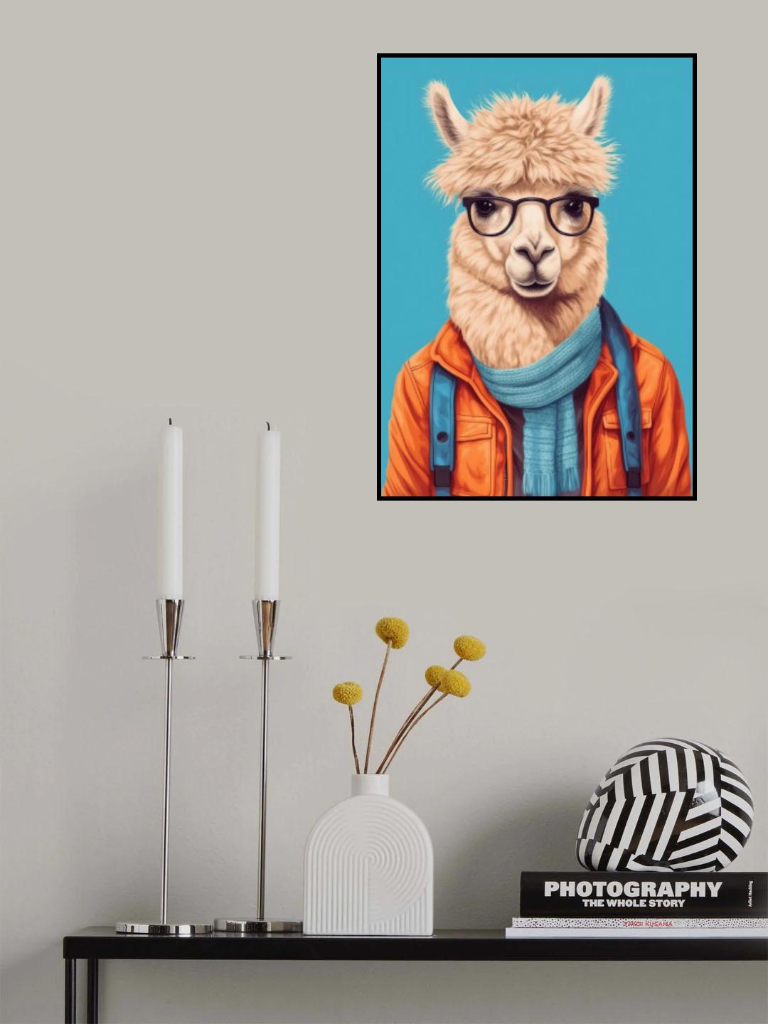 Lama 4 Poster och Canvastavla