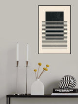 Black and White Line Series #4 Poster och Canvastavla