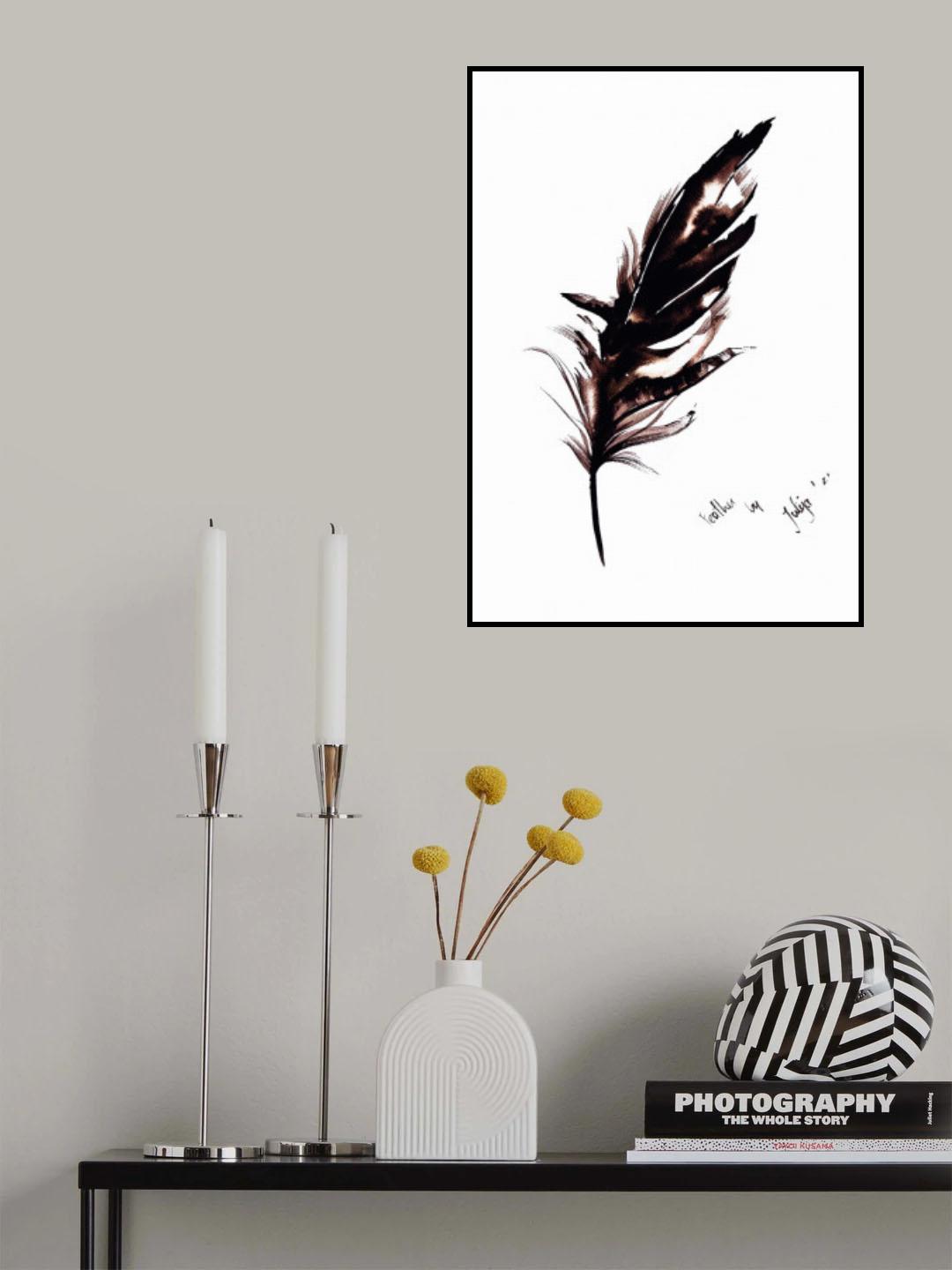 Feather Poster och Canvastavla