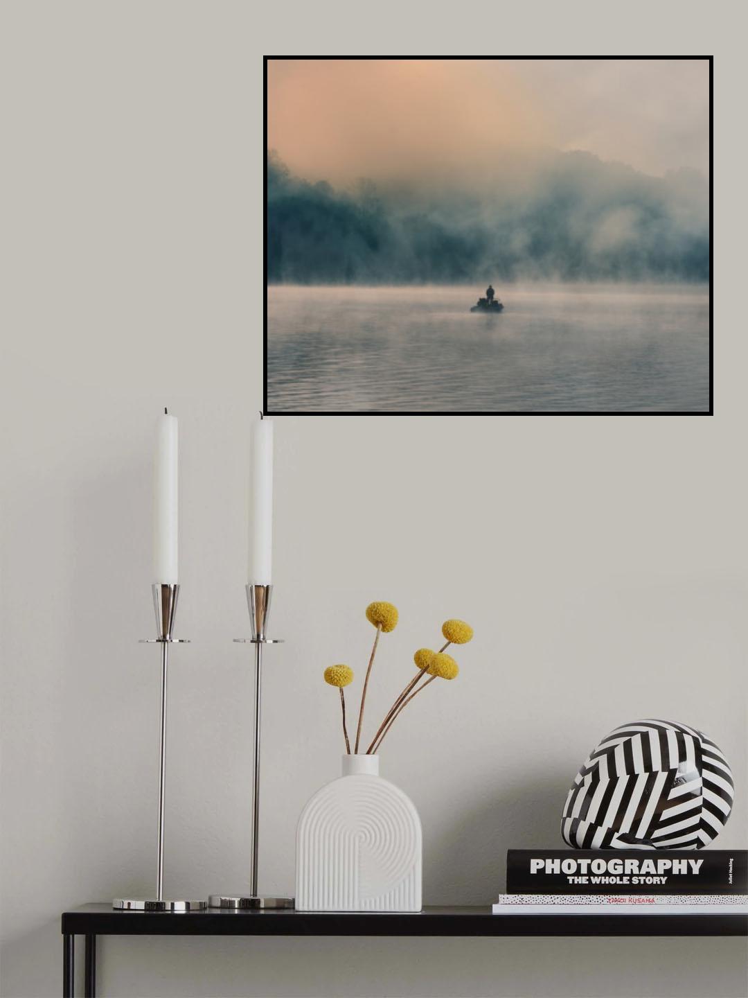 Misty Morning in September Poster och Canvastavla