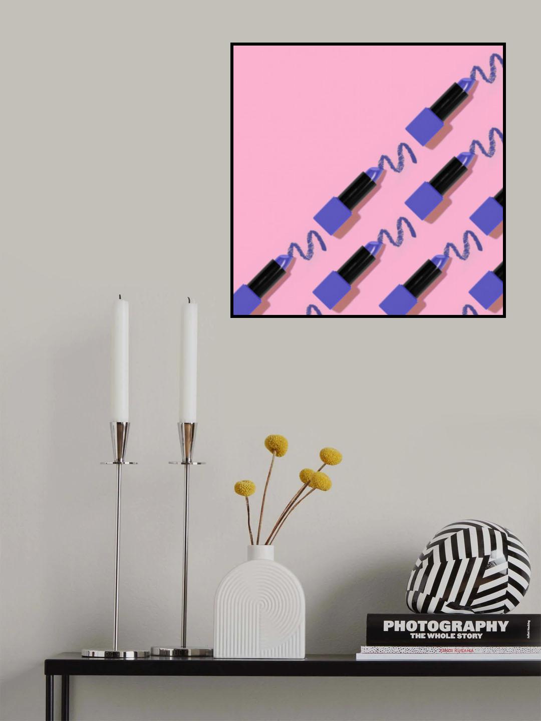 Lipstick Poster och Canvastavla
