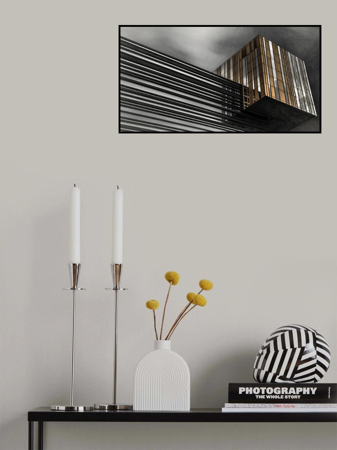 golden cube Poster och Canvastavla