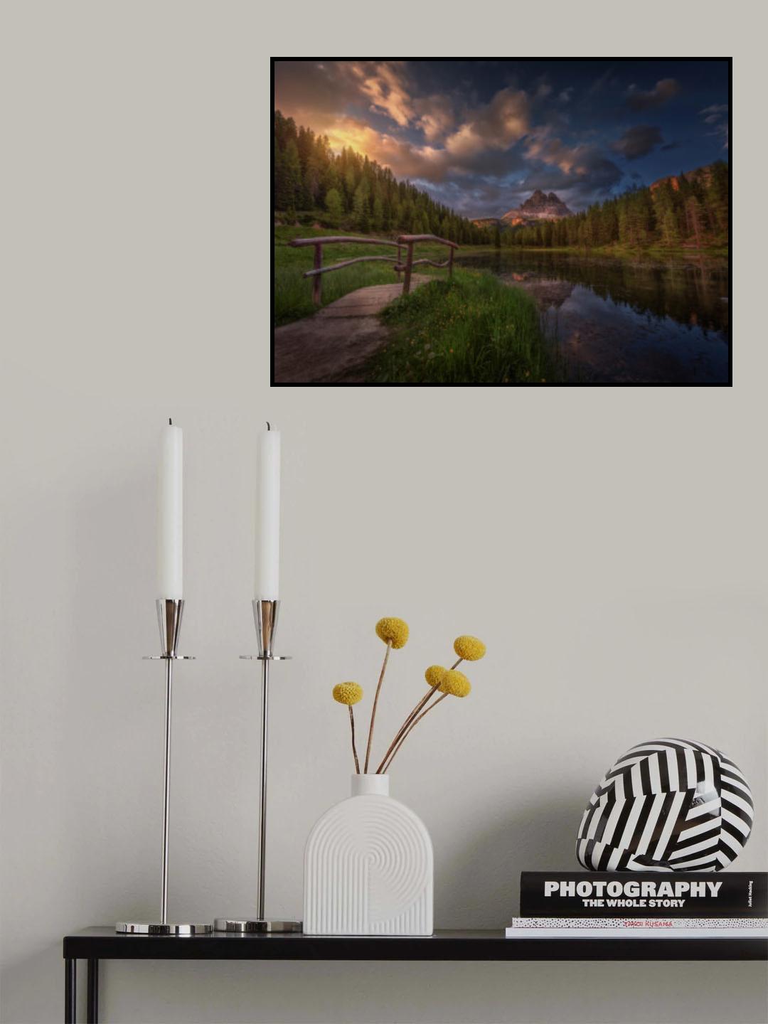 Antorno Lake Poster och Canvastavla