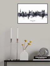 Pamplona Spain Skyline Poster och Canvastavla