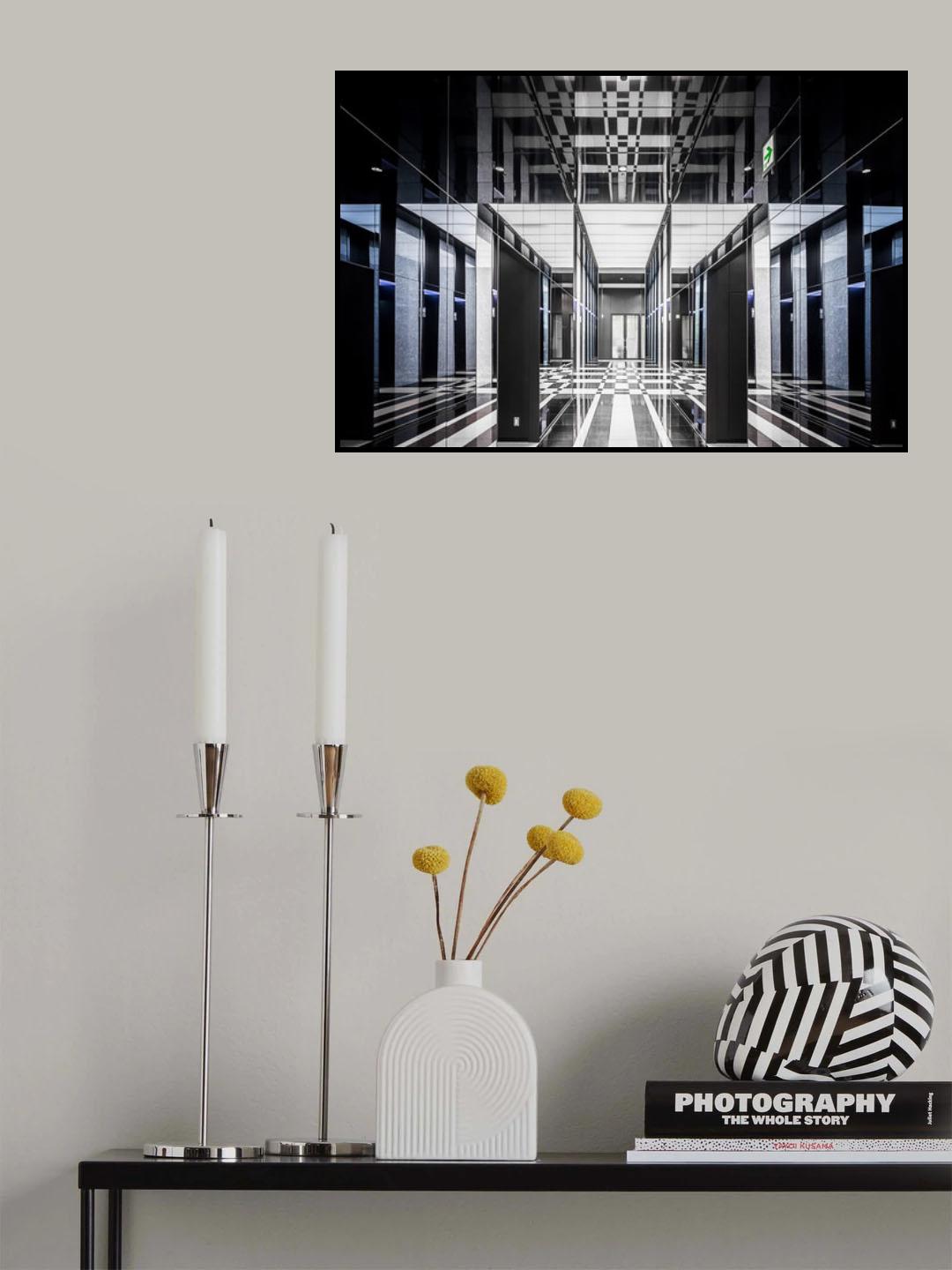 Stripe reflection Poster och Canvastavla