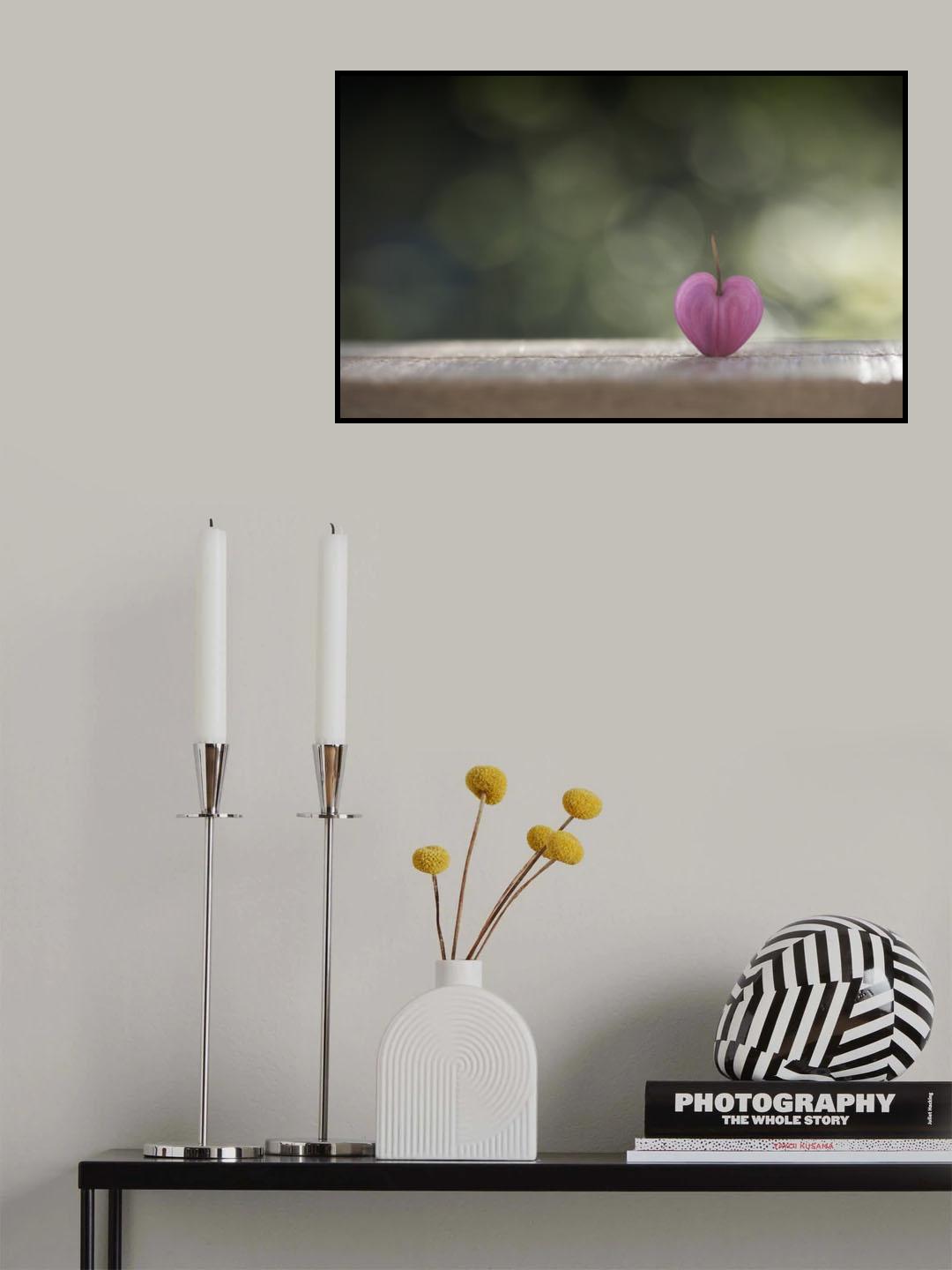 A single heart Poster och Canvastavla