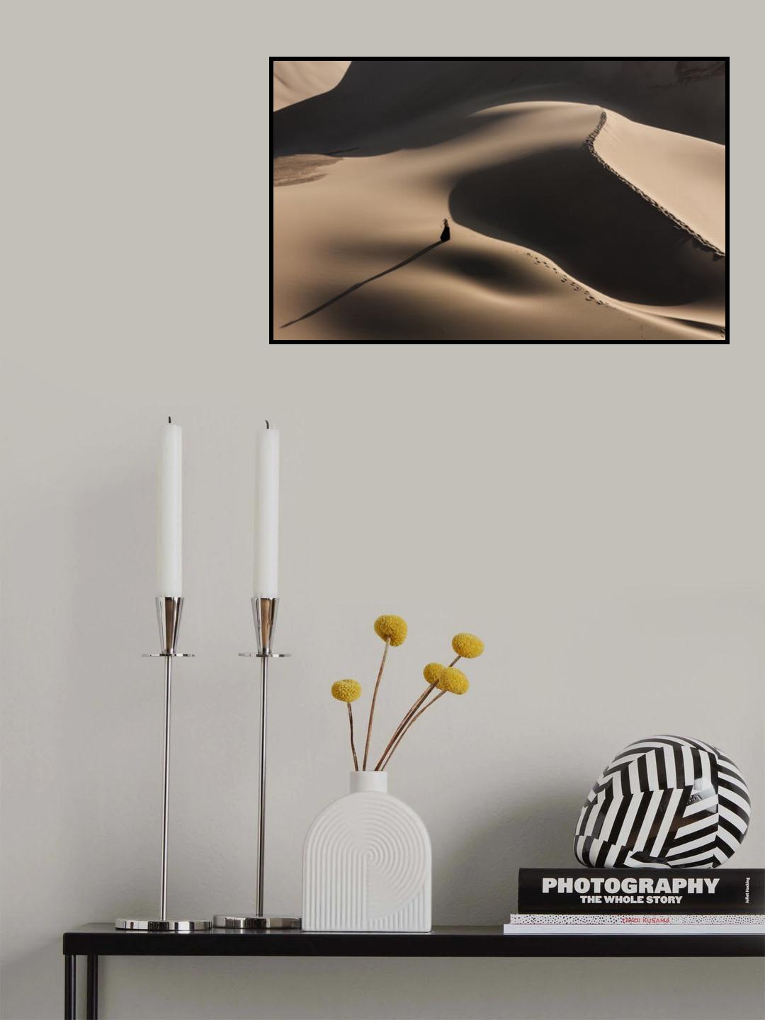 Sand shadow Poster och Canvastavla