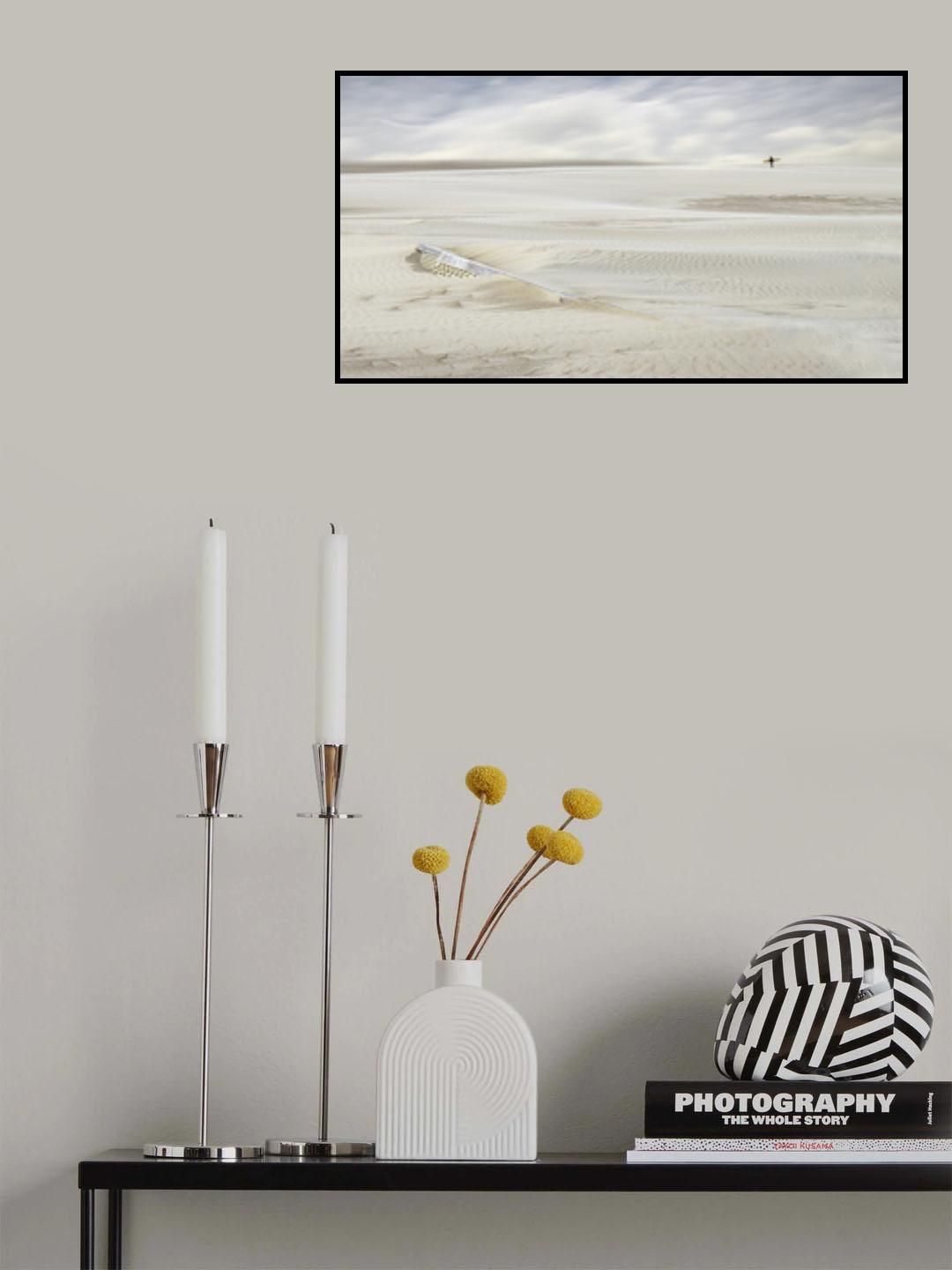 sand catcher and surfer Poster och Canvastavla