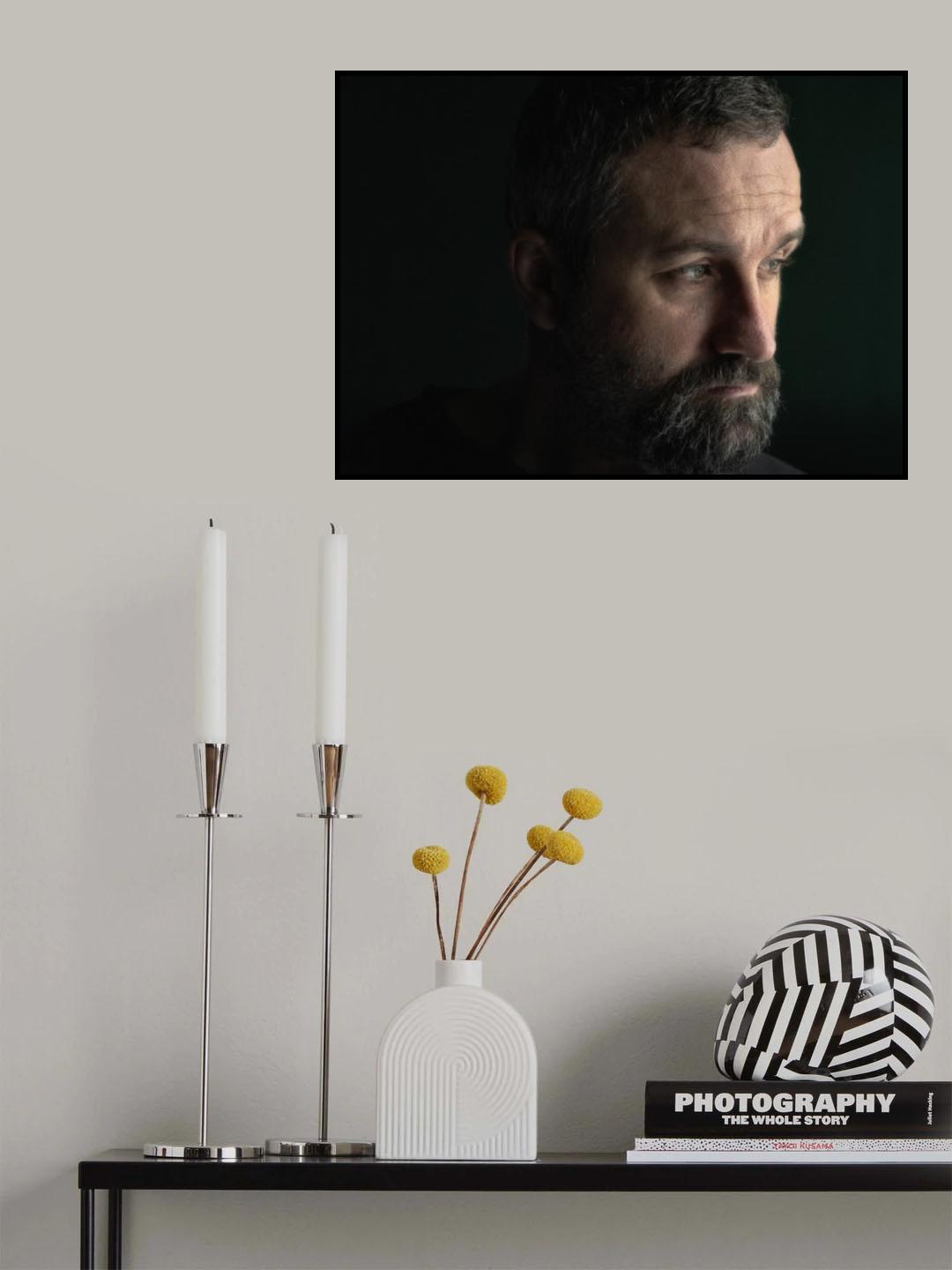 A man's portrait Poster och Canvastavla