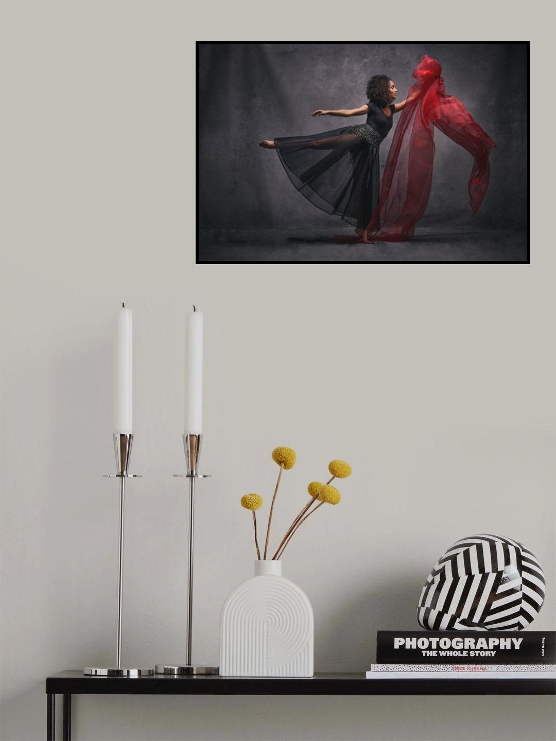 The red ghost Poster och Canvastavla