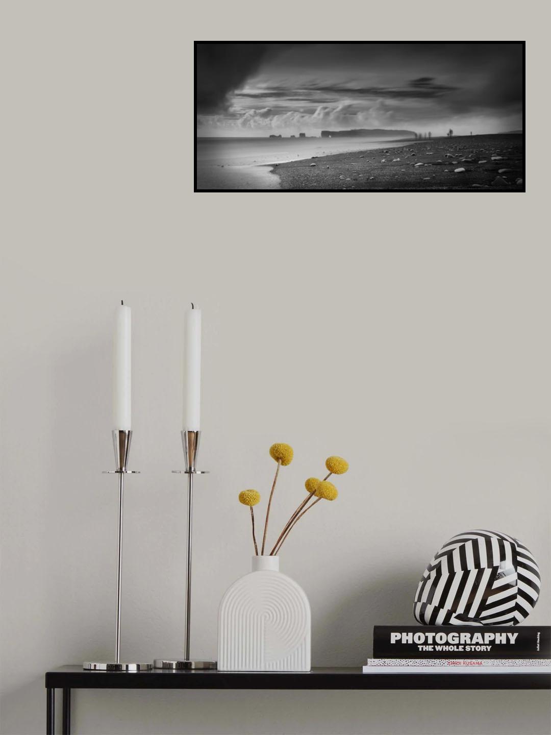 Vik beach Poster och Canvastavla