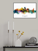 New Orleans Louisiana Skyline Poster och Canvastavla