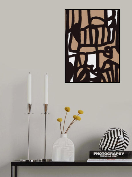 Bold line composition 12 Poster och Canvastavla