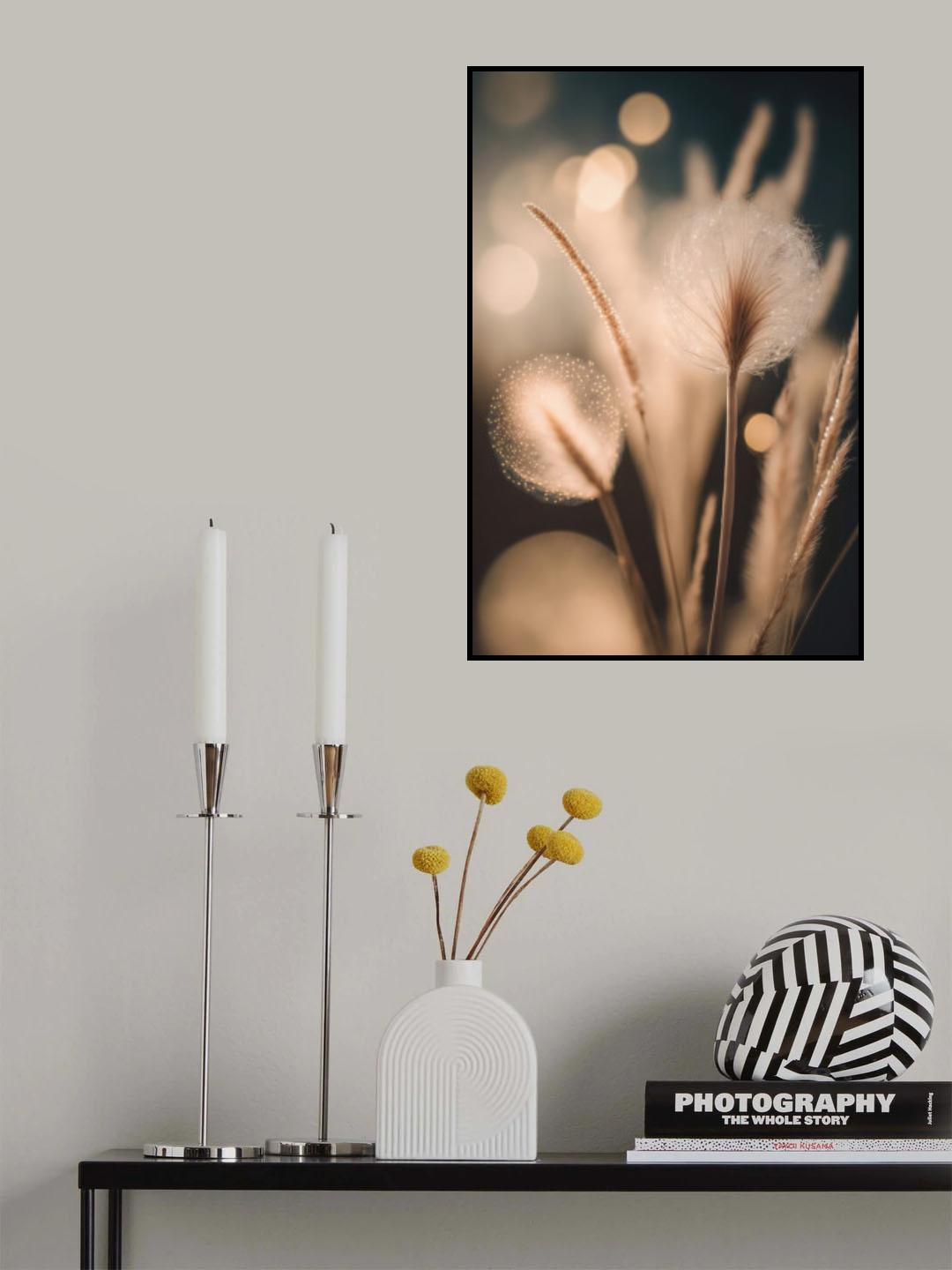 Tiny Glowing Dots Poster och Canvastavla