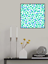 Geometric Marks Pastel Poster och Canvastavla